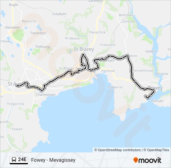 24e Route: Schedules, Stops & Maps - Bus Station (Updated)