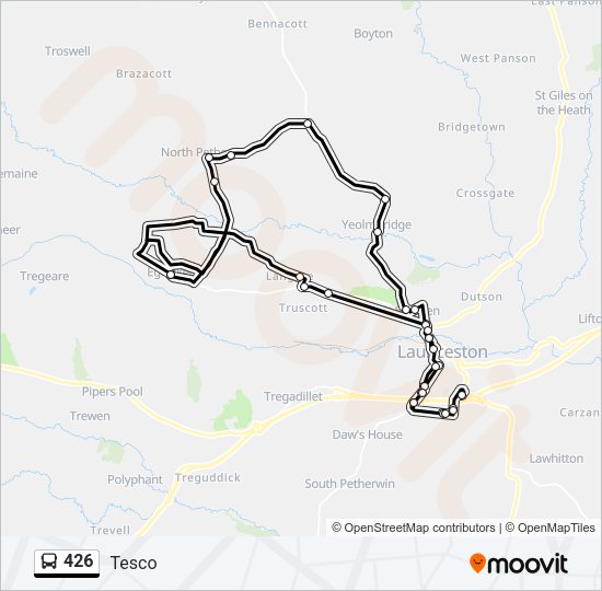 426 Bus 426 Route: Schedules, Stops & Maps - Tesco (Updated)