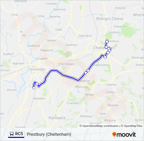 RC5 Bus Line Map