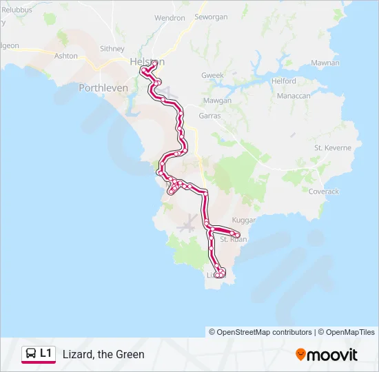 L1 Bus Line Map