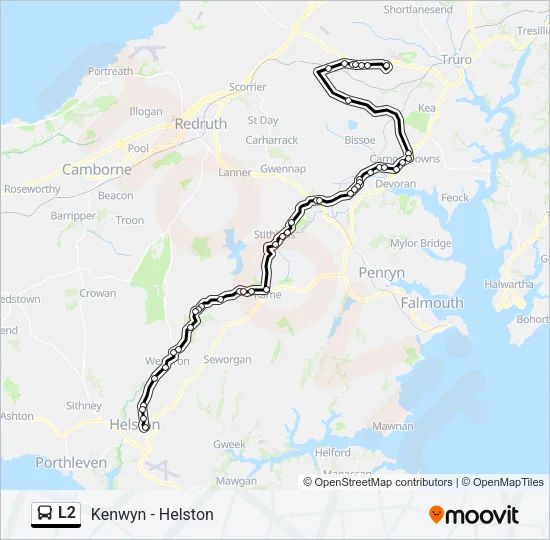 L2 Bus Line Map