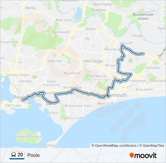 20 Route Schedules, Stops & Maps Poole (Updated)