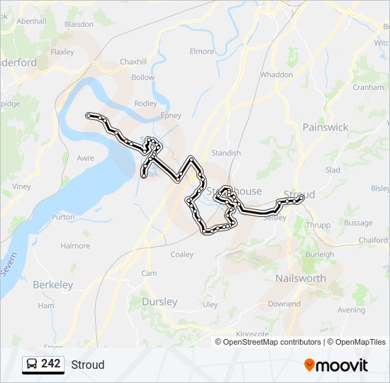 242 Bus Line Map