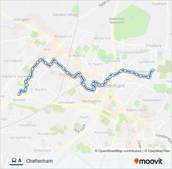 A bus Line Map