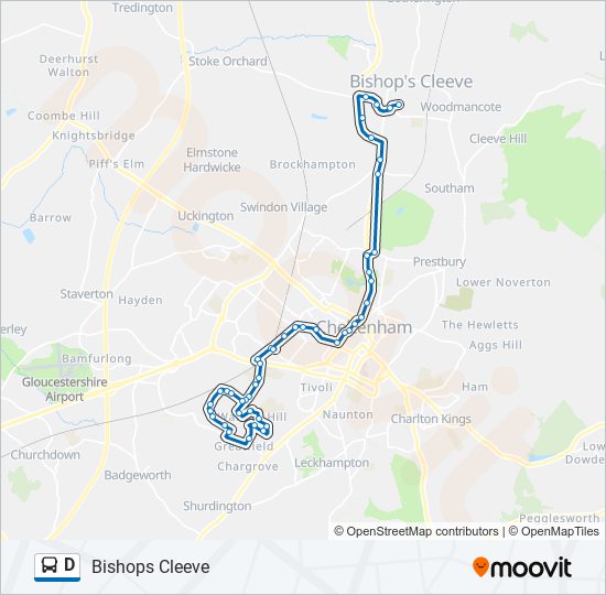 D bus Line Map