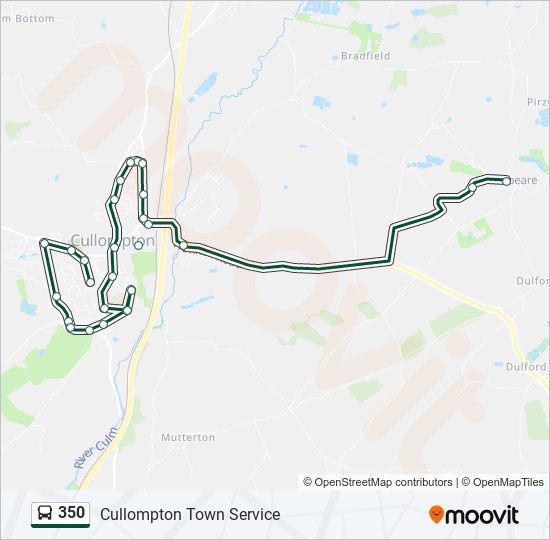 350 Bus Line Map