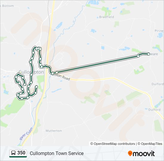 350 Bus Line Map