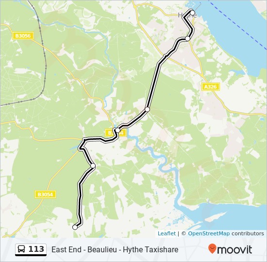 113 Route: Schedules, Stops & Maps - Hythe