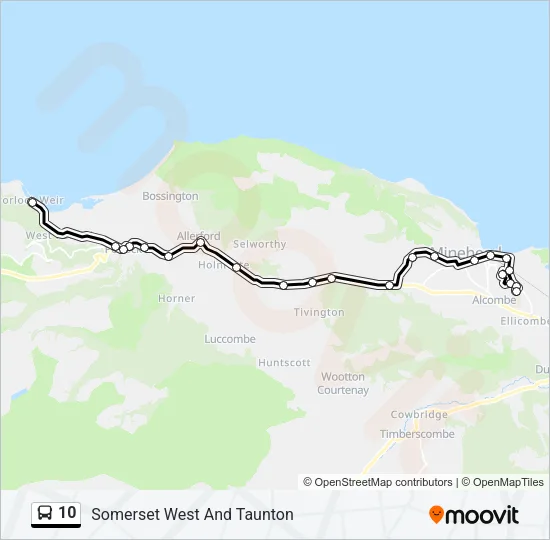 10 Bus Line Map