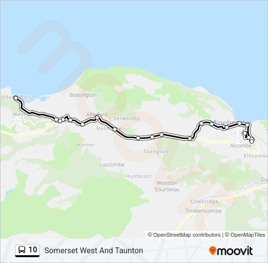 10 Bus Line Map