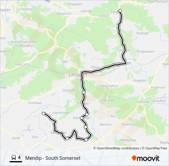 4 bus Line Map