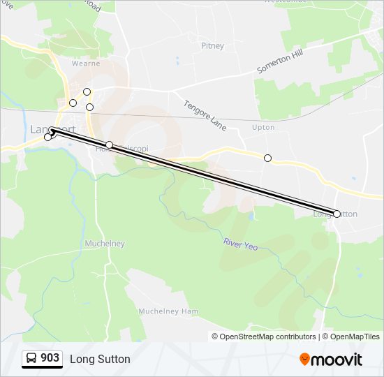 903 Route Schedules, Stops & Maps Long Sutton (Updated)