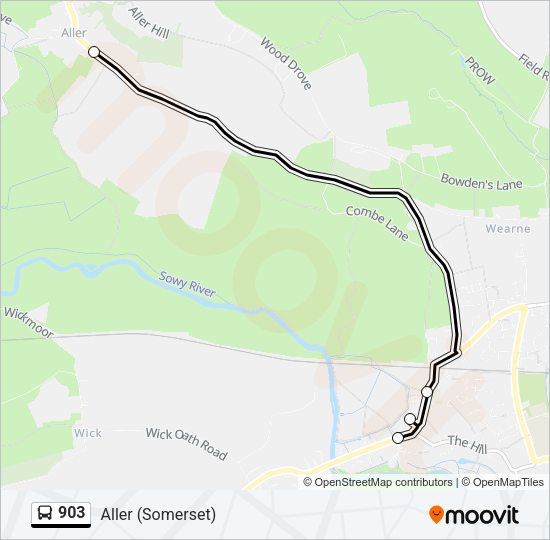 903 Bus Line Map