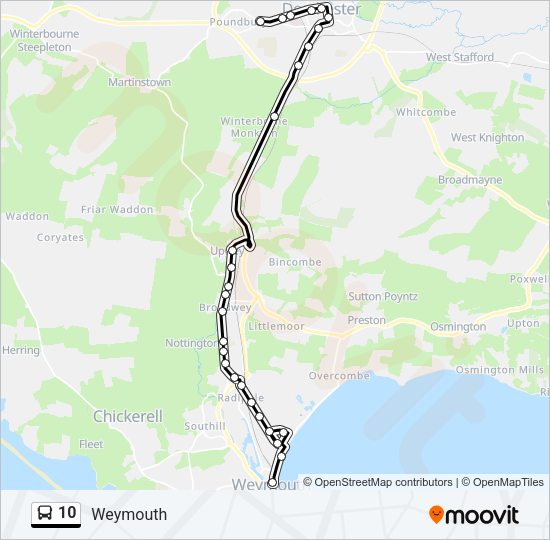 10 Bus Line Map