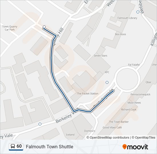 Bus 60 Route Map 60 Route: Schedules, Stops & Maps - Falmouth (Updated)