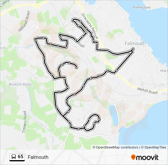 65 Route: Schedules, Stops & Maps - Falmouth (Updated)