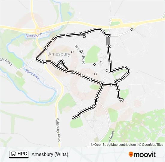 HPC Bus Line Map