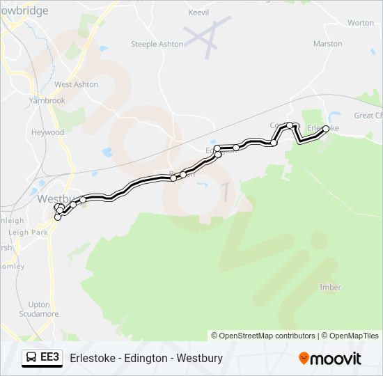 EE3 bus Line Map