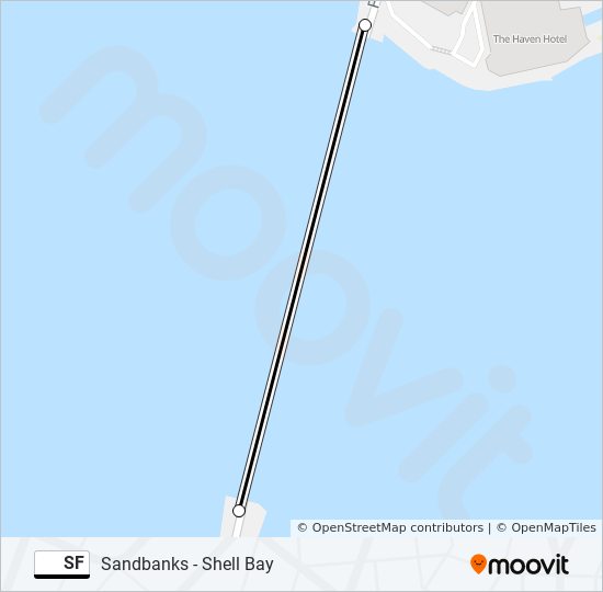 SF ferry Line Map