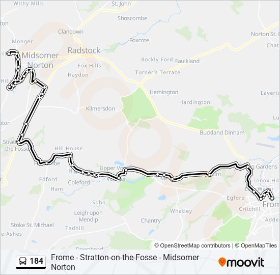 Bus 184 Route Map 184 Route: Schedules, Stops & Maps - Old Mills (Updated)