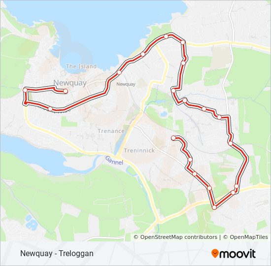 Bus 59 Route Map 59 Route: Schedules, Stops & Maps - Newquay (Updated)