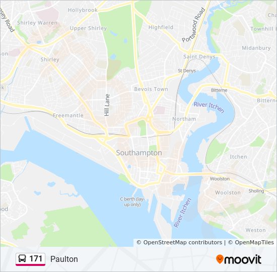 Bus 171 Route Map 171 Route: Schedules, Stops & Maps - Paulton (Updated)