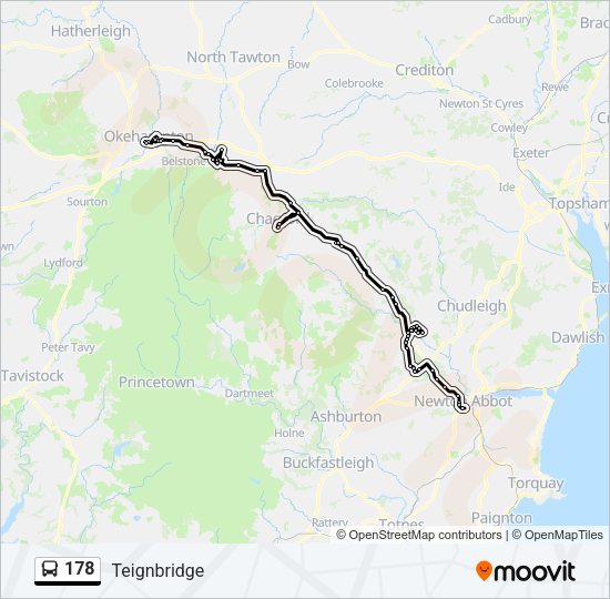 178 Bus Line Map