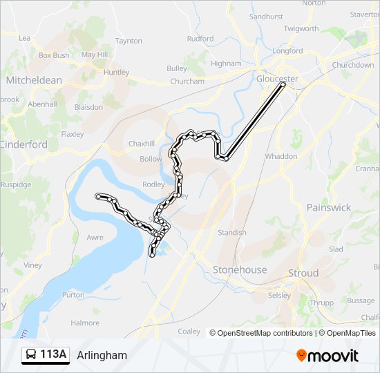 113A  Line Map