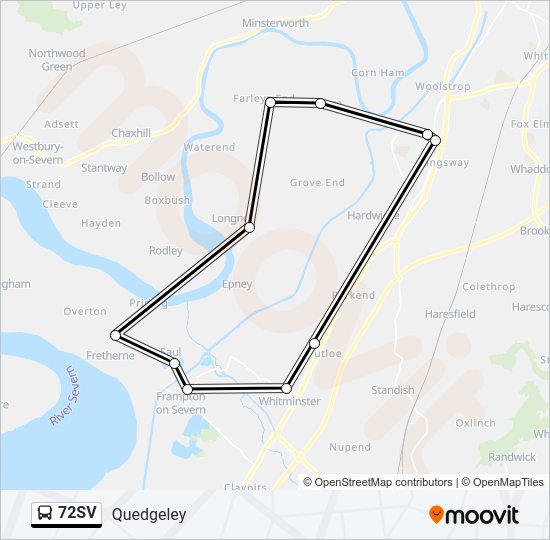 72SV bus Line Map