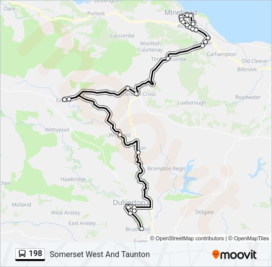 198 Bus Line Map