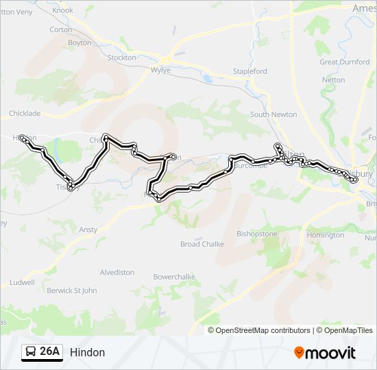 26A Bus Line Map