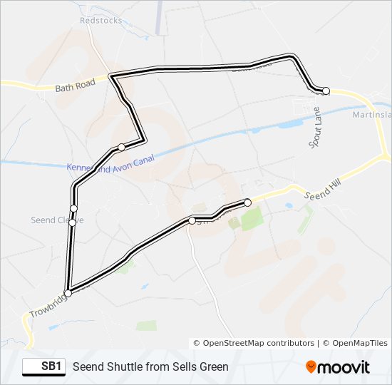 sb1 Route Schedules Stops Maps Sells Green Updated