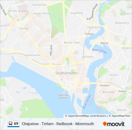 Bus 69 Route Map 69 Route: Schedules, Stops & Maps - Monmouth (Updated)