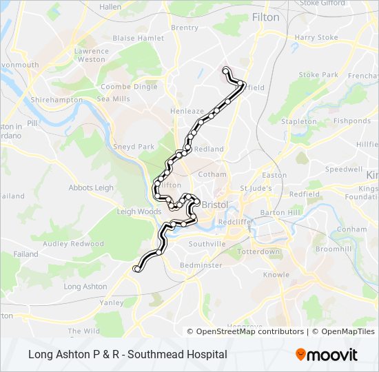 505 Bus Route Schedule 505 Route: Schedules, Stops & Maps - Long Ashton (Updated)