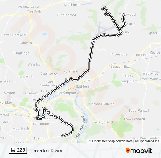 228 Bus Line Map