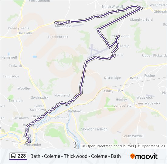 Bus 228 Route Map 228 Route: Schedules, Stops & Maps - Marshfield (Updated)