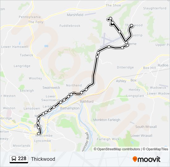 228 Bus Line Map
