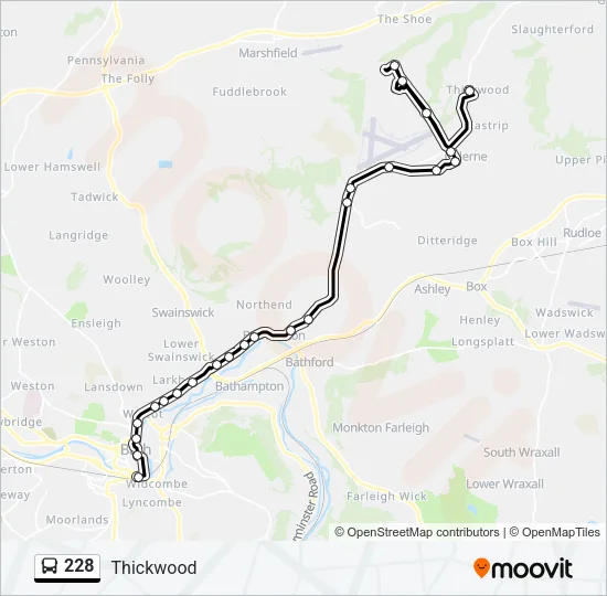 228 Bus Line Map