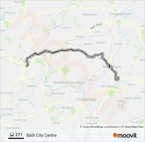 271 Bus Line Map