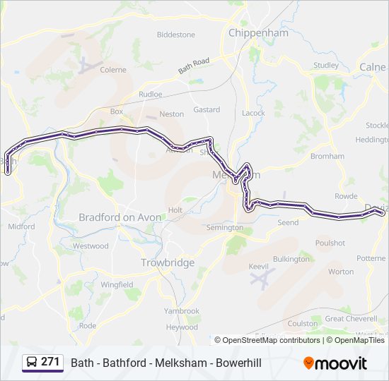 271 Route Schedules Stops Maps Devizes Updated 