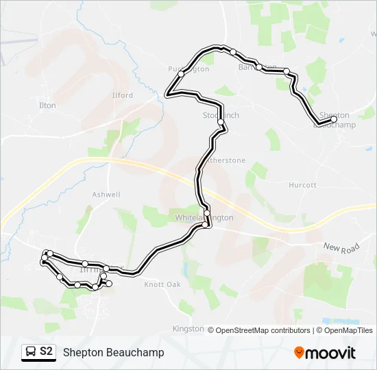 S2 Bus Line Map