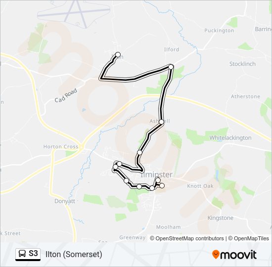 S3 Bus Line Map