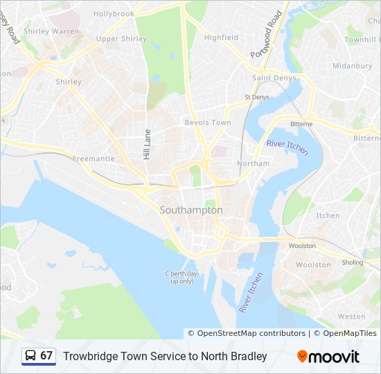 Bus 67 Route Map 67 Route: Schedules, Stops & Maps - Trowbridge (Updated)