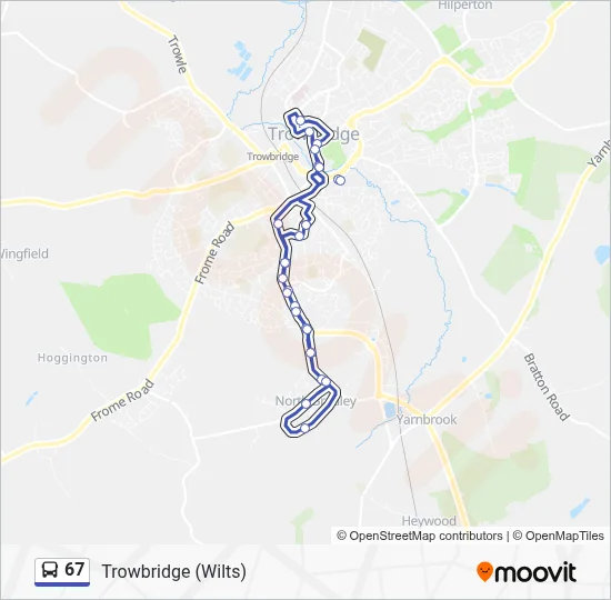 67 Bus Table 67 Route: Schedules, Stops & Maps - Trowbridge (Wilts) (Updated)