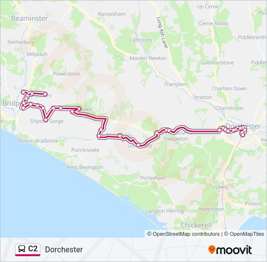 C2 Bus Line Map