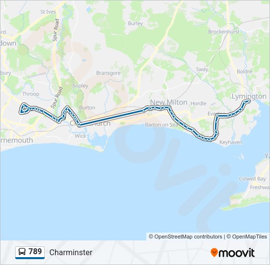 789 Bus Line Map
