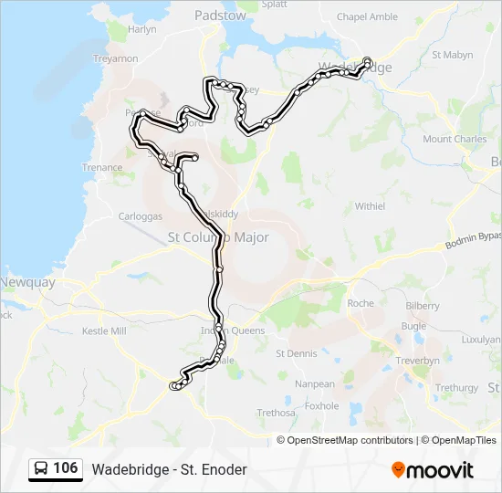 106 Route: Schedules, Stops & Maps - Beaconside (Updated)