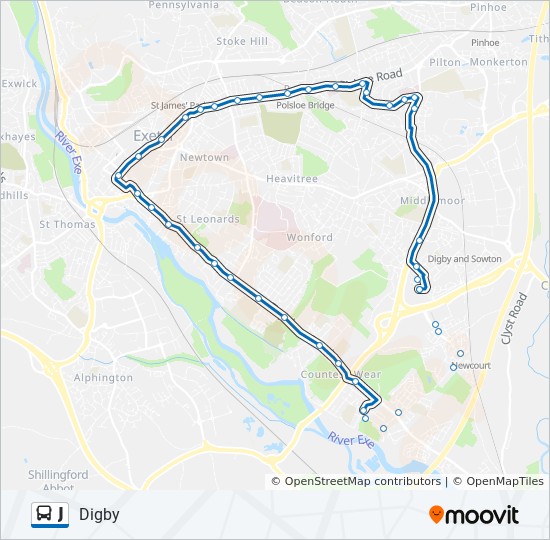 J Route Schedules Stops Maps Digby