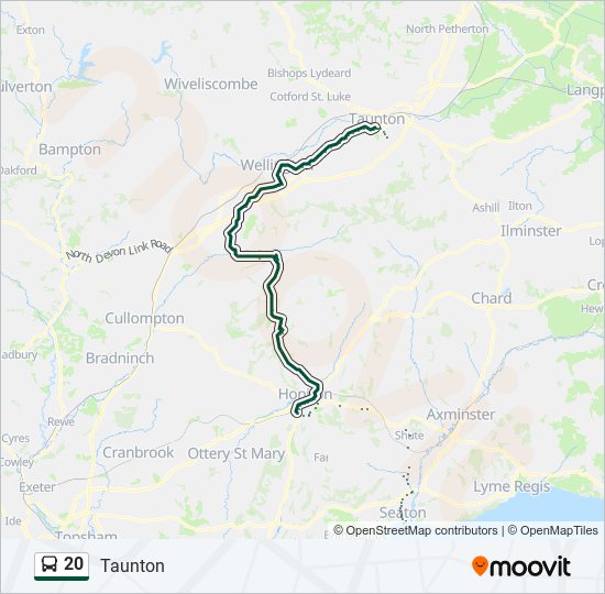 20 Route Schedules, Stops & Maps Taunton (Updated)