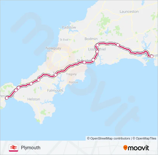 CROSSCOUNTRY Train Line Map